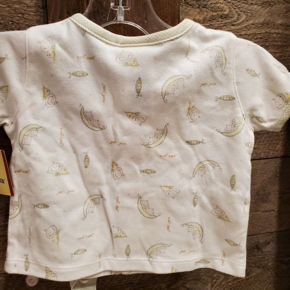 0-3M Baby Tops Boy Girl Absorba Pajama Top - Picture 5 of 6